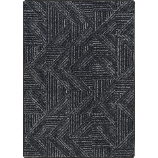 Above Board 3'10" x 5'4" area rug in color Onyx