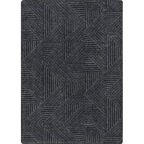 Above Board 5'4" x 7'8" area rug in color Onyx