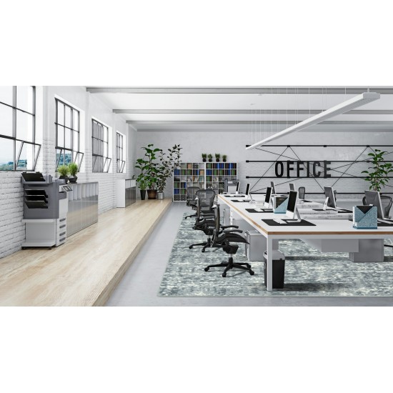 Stretched Thin 5'4" x 7'8" area rug in color Cloudy