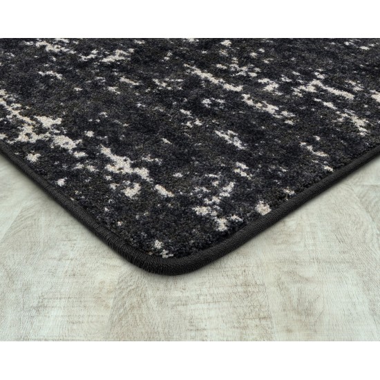 Stretched Thin 5'4" x 7'8" area rug in color Onyx