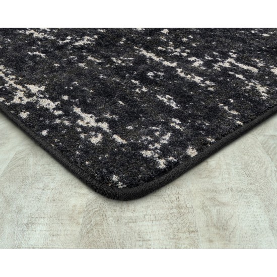 Stretched Thin 7'8" x 10'9" area rug in color Onyx