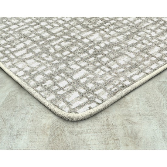 Fool's Gold 5'4" x 7'8" area rug in color Dove