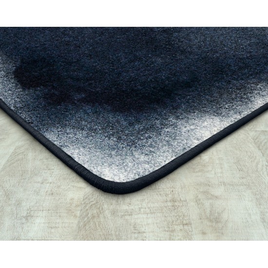 Deep End 3'10" x 5'4" area rug in color Blue