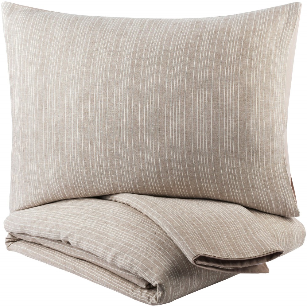 Surya Cameron Cream King/Ca King Bedding Set 108"W X 92"L,20"H X 36"W