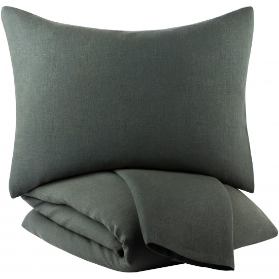 Surya Dawson Olive King/Ca King Bedding Set 108"W X 92"L,20"H X 36"W