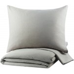 Surya Dawson Light Gray Full/Queen Bedding Set 88"W X 92"L,20"H X 26"W