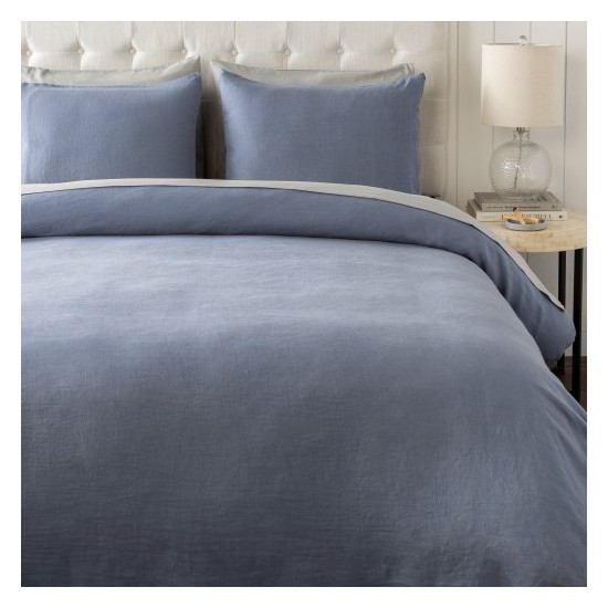 Surya Dawson Denim King/Ca King Bedding Set 108"W X 92"L,20"H X 36"W