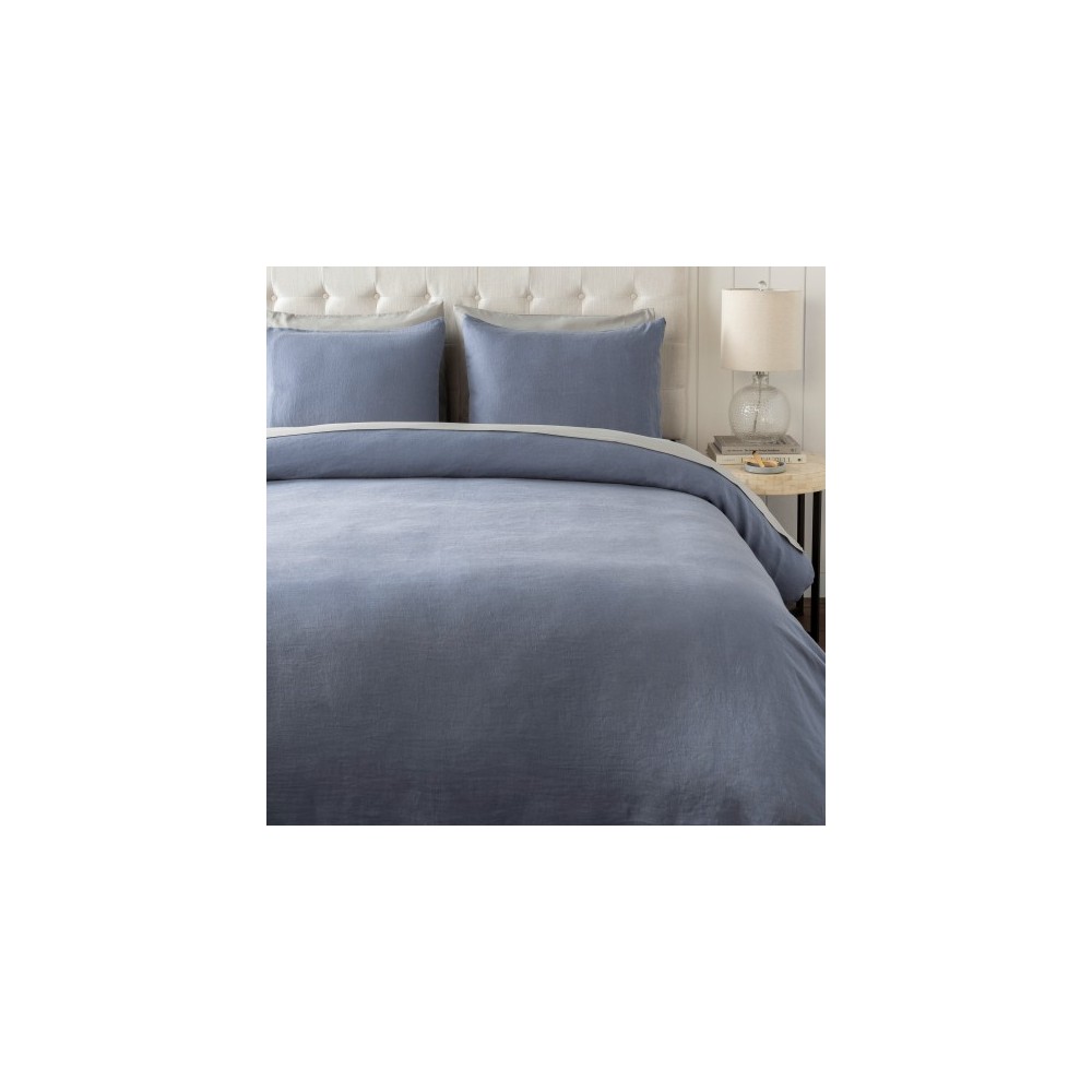 Surya Dawson Denim King/Ca King Bedding Set 108"W X 92"L,20"H X 36"W