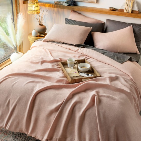 Surya Dawson Dusty Pink Full/Queen Bedding Set 88"W X 92"L,20"H X 26"W