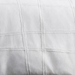 Surya Haru White Full/Queen Bedding Set 88"W X 92"L,20"H X 26"W
