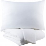 Surya Peyton White King/Ca King Bedding Set 108"W X 92"L,20"H X 36"W