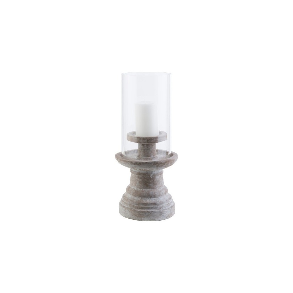 Surya Odette Candle Holder 17"H X 8"W X 8"D Surya Odette Candle Holder 17"H X 8"W X 8"D