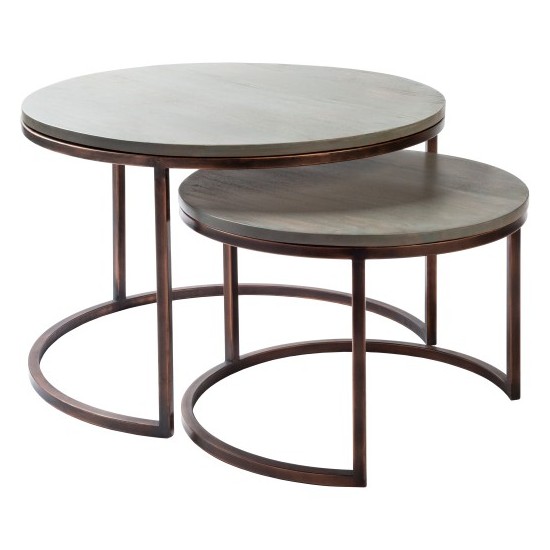 Surya Aaron Nesting Table Set