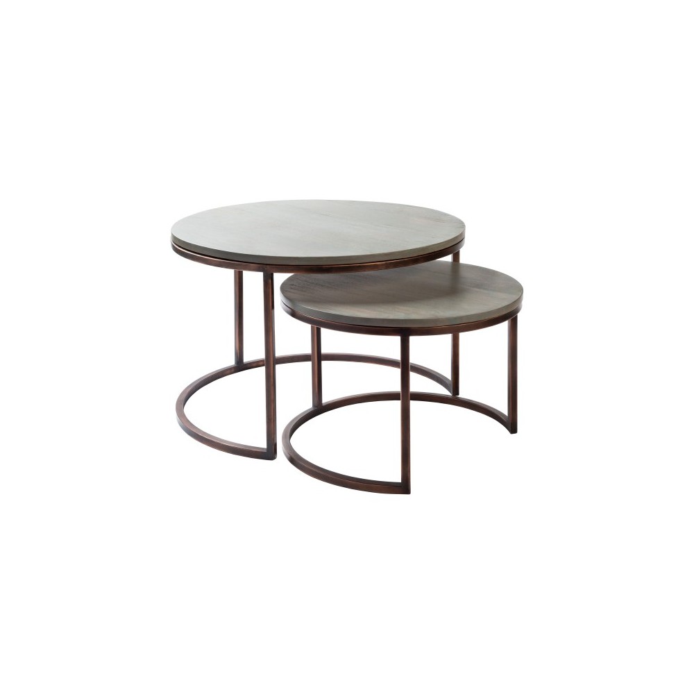 Surya Aaron Nesting Table Set