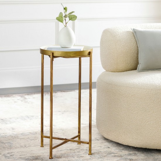 Surya Allenbury Aeu-003 End Table 26"H X 14"W X 14"D