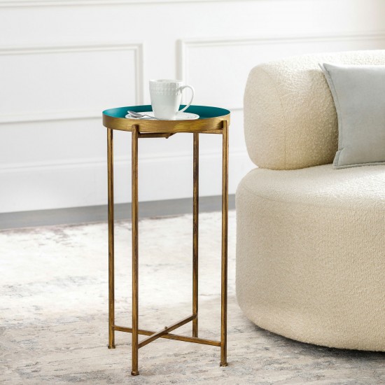 Surya Allenbury Aeu-004 End Table 26"H X 14"W X 14"D