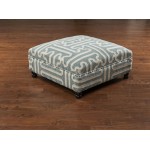 Surya Archive Dusty Sage Ottoman 16"H X 32"W X 32"D