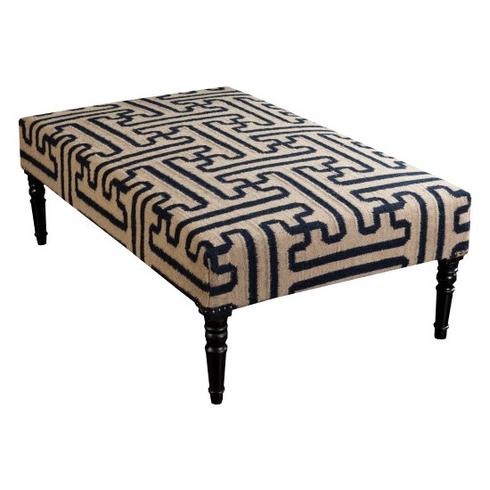 Surya Archive Ottoman 18"H X 52"W X 32"D