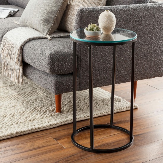 Surya Aryaa Yaa-015 End Table 24"H X 14"W X 14"D