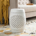 Surya Auburndale Adl-003 Garden Stool 18"H X 13"W X 13"D