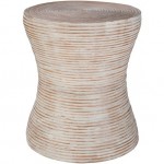 Surya Balinese End Table 18"H X 15"W X 15"D
