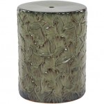 Surya Bishop Bih-001 Garden Stool 18"H X 13"W X 13"D