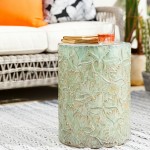 Surya Bishop Bih-001 Garden Stool 18"H X 13"W X 13"D