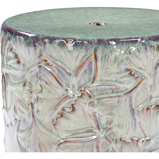 Surya Bishop Bih-001 Garden Stool 18"H X 13"W X 13"D
