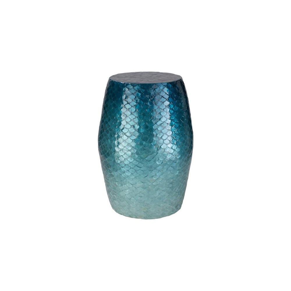 Surya Blue Ocean End Table 20"H X 14"W X 14"D