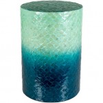 Surya Blue Ocean  End Table 19"H X 13"W X 13"D