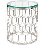 Surya Cage End Table 20"H X 17"W X 17"D