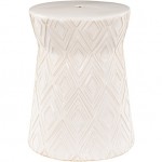 Surya Cali Garden Stool 18"H X 14"W X 14"D