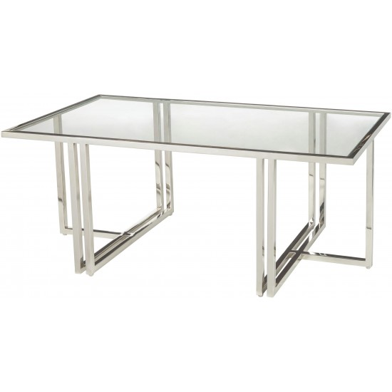 Surya Canberra Coffee Table 17"H X 44"W X 21"D