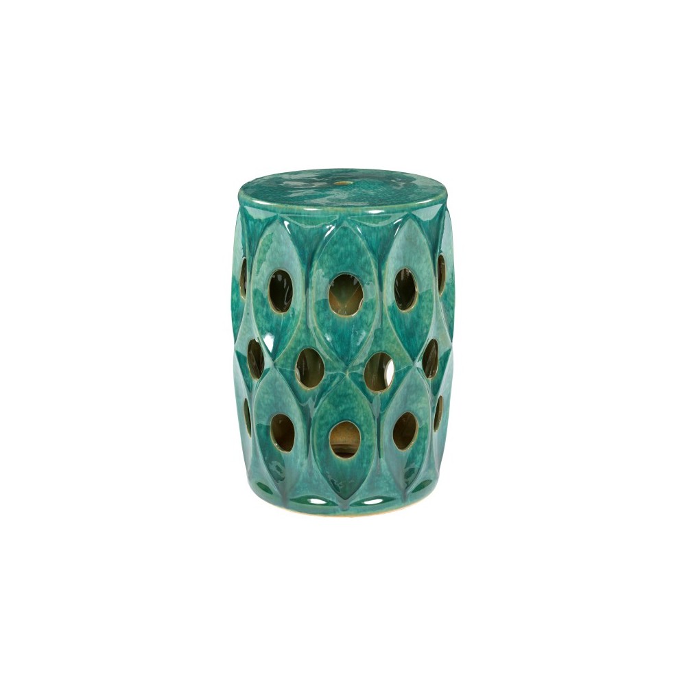 Surya Erika Eik-002 Garden Stool 18"H X 13"W X 13"D Surya Erika Eik-002 Garden Stool 18"H X 13"W X 13"D