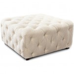 Surya Ferrand Frd-001 Cream Ottoman 18"H X 35"W X 35"D