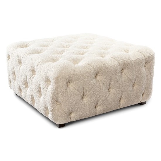 Surya Ferrand Frd-001 Cream Ottoman 18"H X 35"W X 35"D