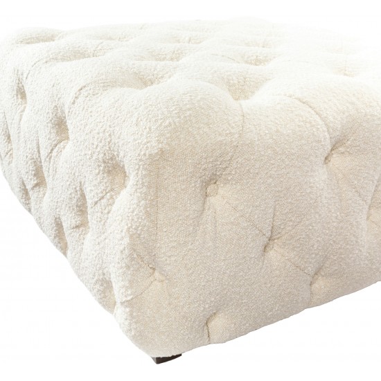 Surya Ferrand Frd-001 Cream Ottoman 18"H X 35"W X 35"D