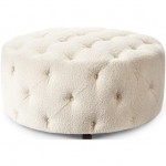 Surya Ferrand Frd-002 Cream Ottoman 18"H X 35"W X 35"D