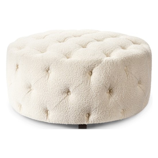 Surya Ferrand Frd-002 Cream Ottoman 18"H X 35"W X 35"D