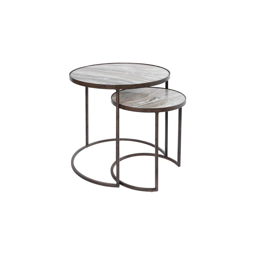 Surya Hearthstone Hts-002 Nesting Table Set