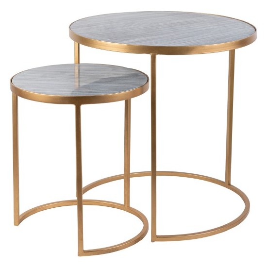 Surya Hearthstone Hts-004 Nesting Table Set