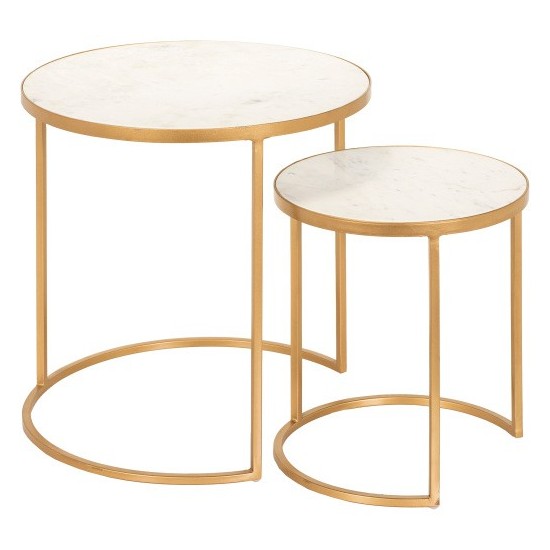 Surya Hearthstone Hts-007 Nesting Table Set