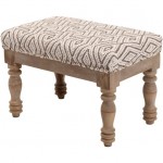 Surya Innisswell Ivory Ottoman 13"H X 20"W X 13"D