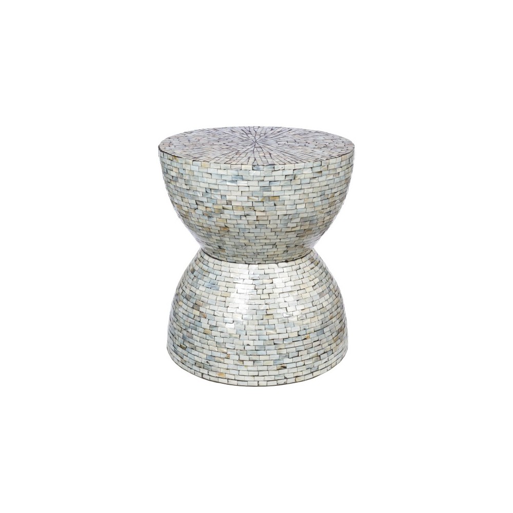 Surya Iridescent End Table 18"H X 16"W X 16"D