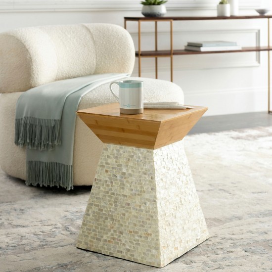 Surya Iridescent Isc-007 End Table 19"H X 14"W X 14"D