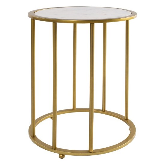 Surya Ivan End Table 22"H X 18"W X 18"D