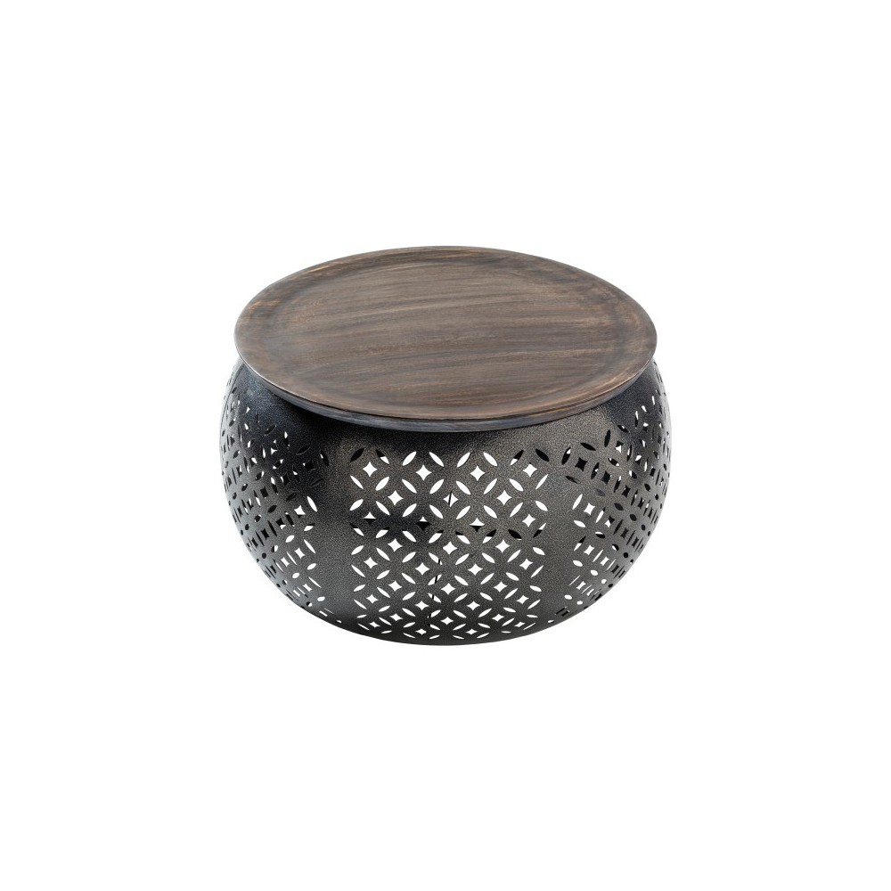 Surya Jaali Coffee Table 17"H X 27"W X 27"D Surya Jaali Coffee Table 17"H X 27"W X 27"D
