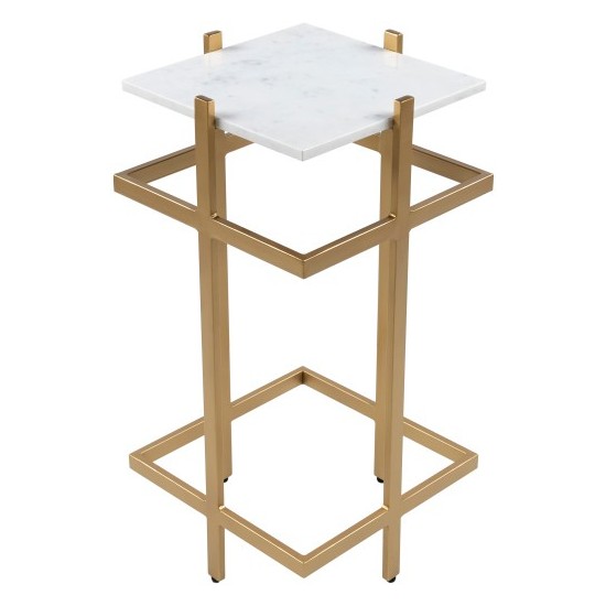 Surya Lindsey End Table 29"H X 14"W X 14"D