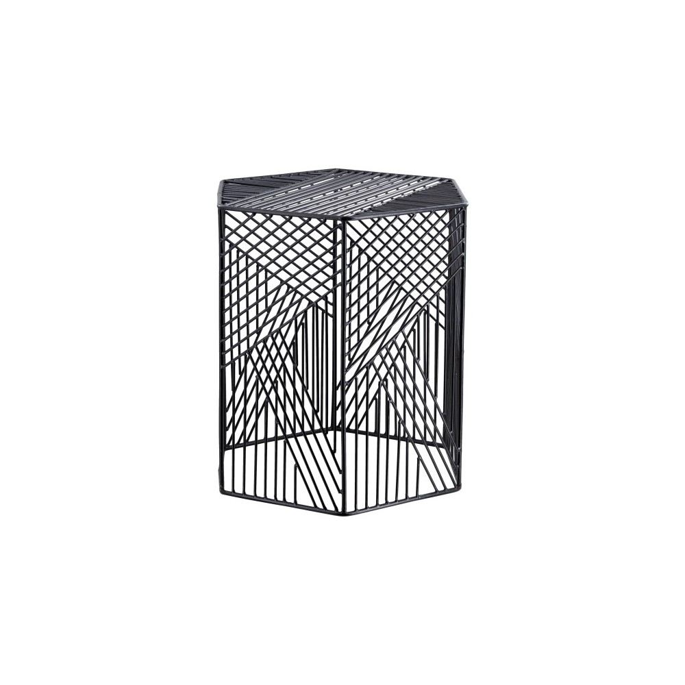 Surya Linear Lir-003 Garden Stool 16"H X 18"W X 17"D Surya Linear Lir-003 Garden Stool 16"H X 18"W X 17"D