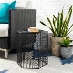 Surya Linear Lir-003 Garden Stool 16"H X 18"W X 17"D
